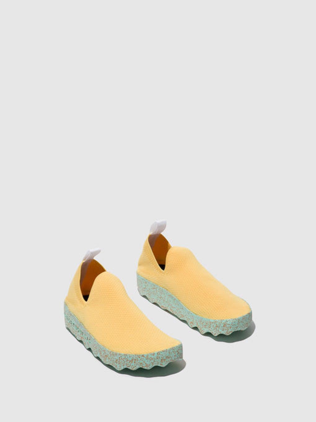 Asportuguesas Care Trainers R. Yellow - Naisten Slip-on Trainers ASPP018432FI Keltainen